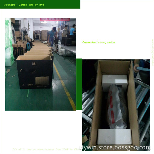 made in china factory wall hanging 23.6" 1080P all-in-one Integrated type all in one computer